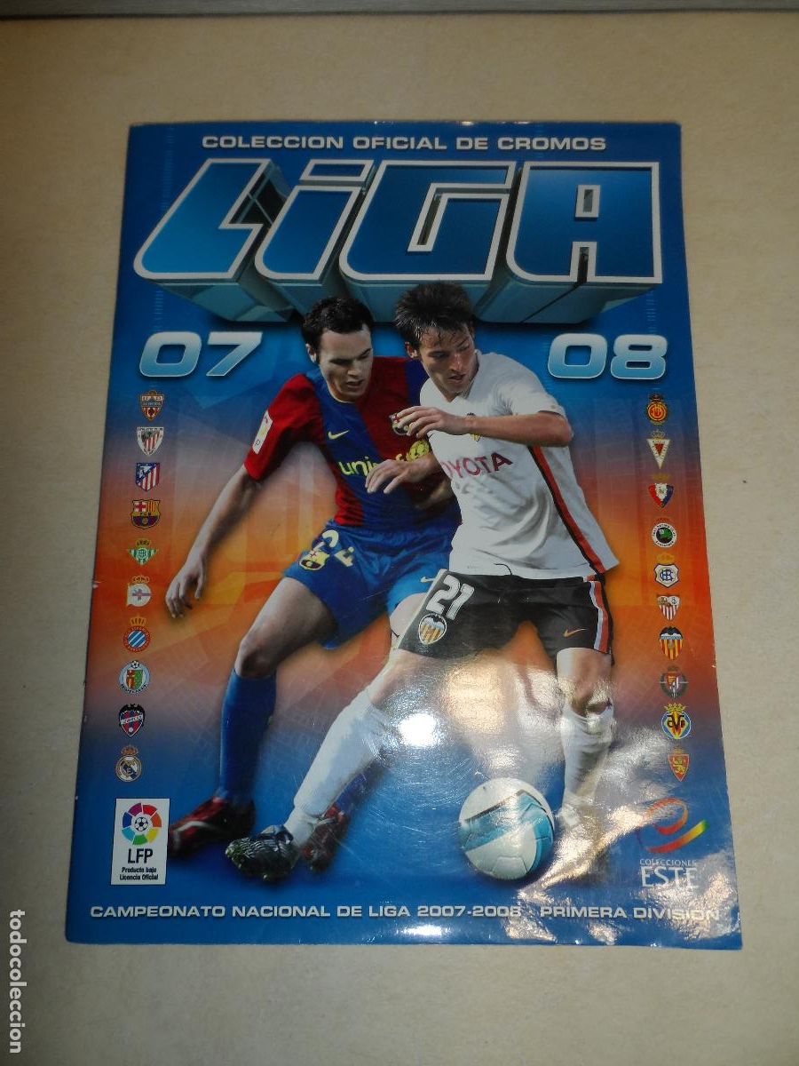 Coleccionismo &Aacute;lbum: ALBUM DE CROMOS LIGA 2007-2008 ESTE COMPLETO