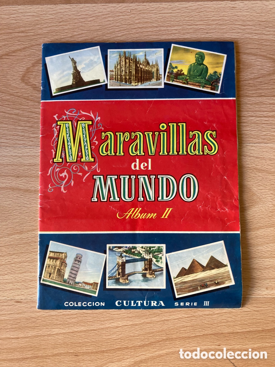 Colecionismo Caderneta: ALBUM CROMOS MARAVILLAS DEL MUNDO ALBUM 2 COMPLETO