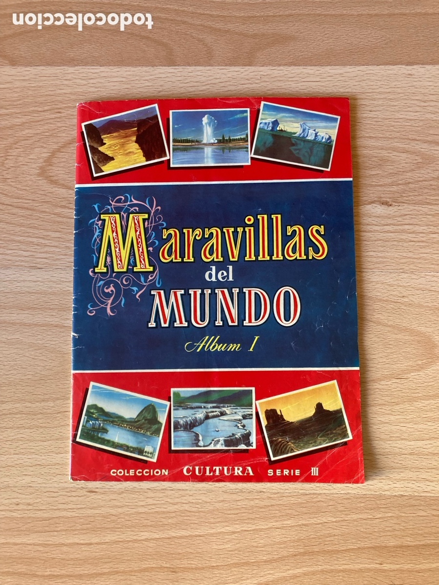 Colecionismo Caderneta: ALBUM CROMOS MARAVILLAS DEL MUNDO ALBUM 1 COMPLETO
