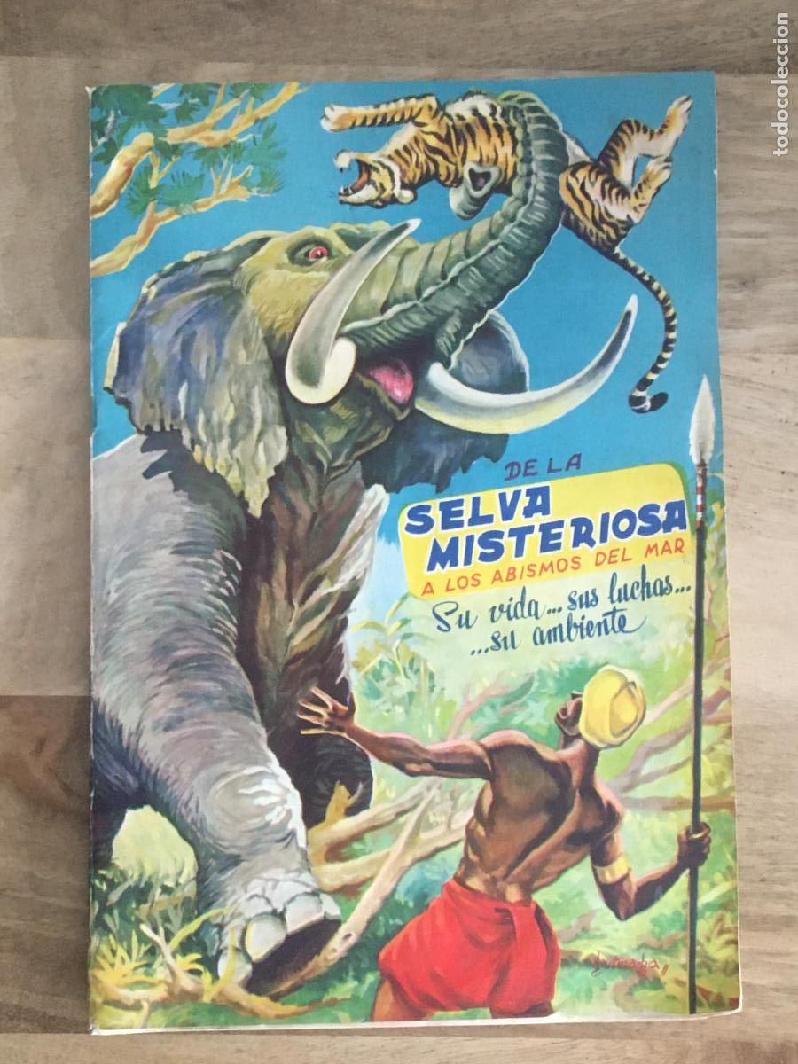 Coleccionismo &Aacute;lbum: de la selva misteriosa a los abismos del mar fher album de cromos completo perfecto estado nuevo