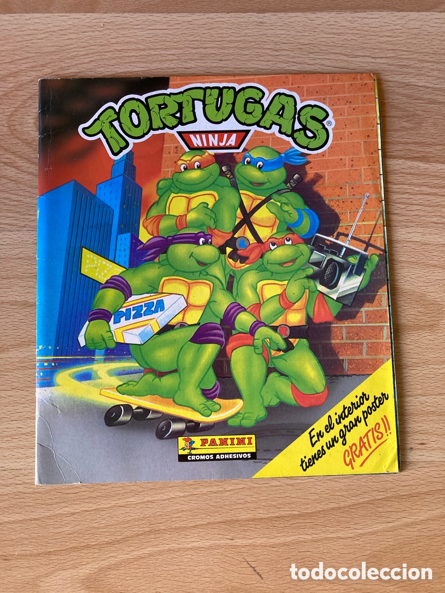 Colecionismo Caderneta: ALBUM CROMOS TORTUGAS NINJA COMPLETO