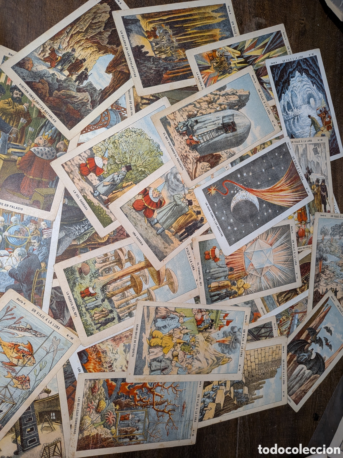 Coleccionismo &Aacute;lbum: Colecci&oacute;n de estampas un viaje a la luna, completa
