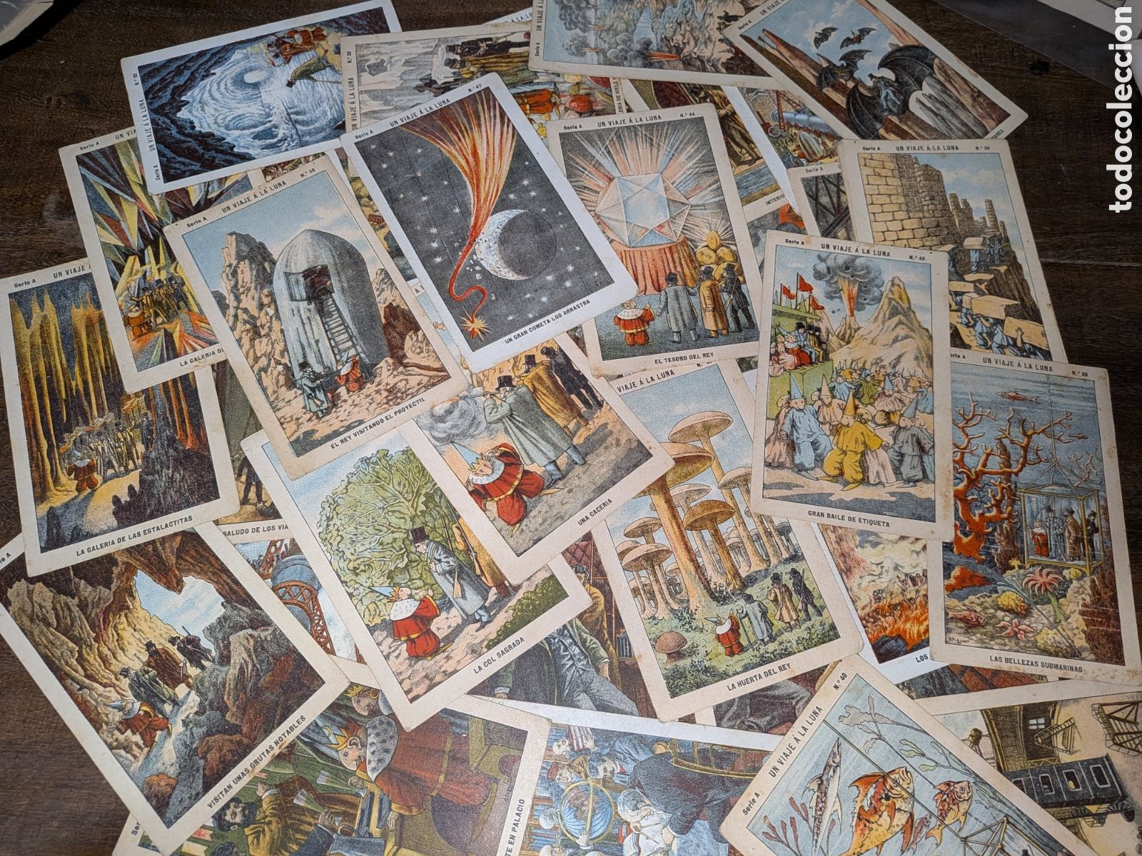 Coleccionismo &Aacute;lbum: Colecci&oacute;n de estampas un viaje a la luna, completa