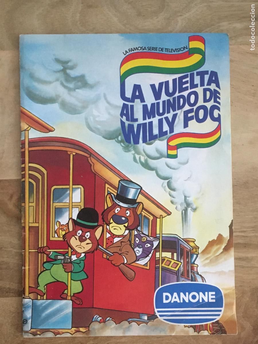 Coleccionismo &Aacute;lbum: la vuelta al mundo de willy fog danone album de cromos completo muy buen estado