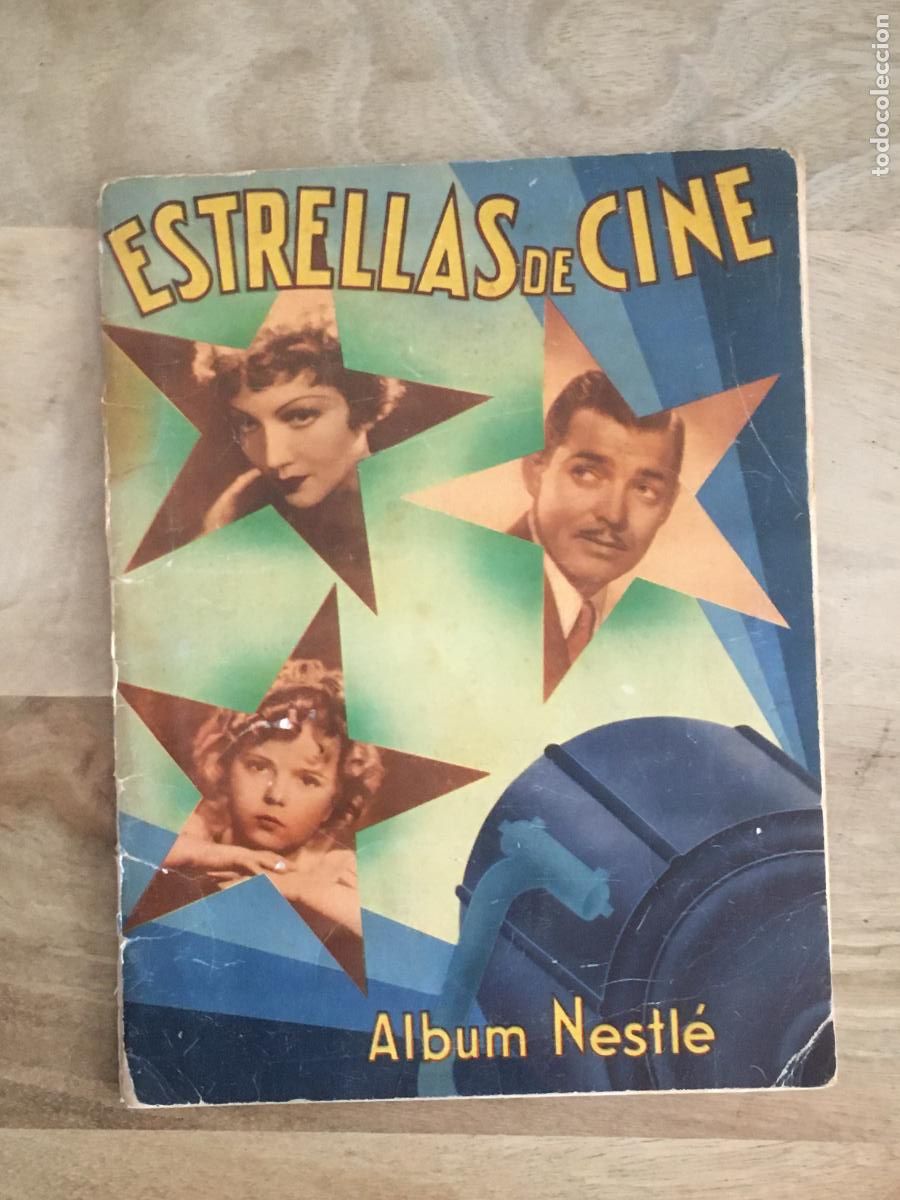 Colecionismo Caderneta: estrellas de cine nestle album de cromos completo