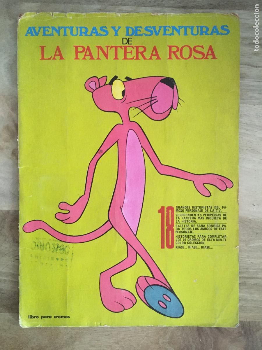 Sammeln Sammelalbum: aventuras y desventuras de la pantera rosa fher album de cromos completo