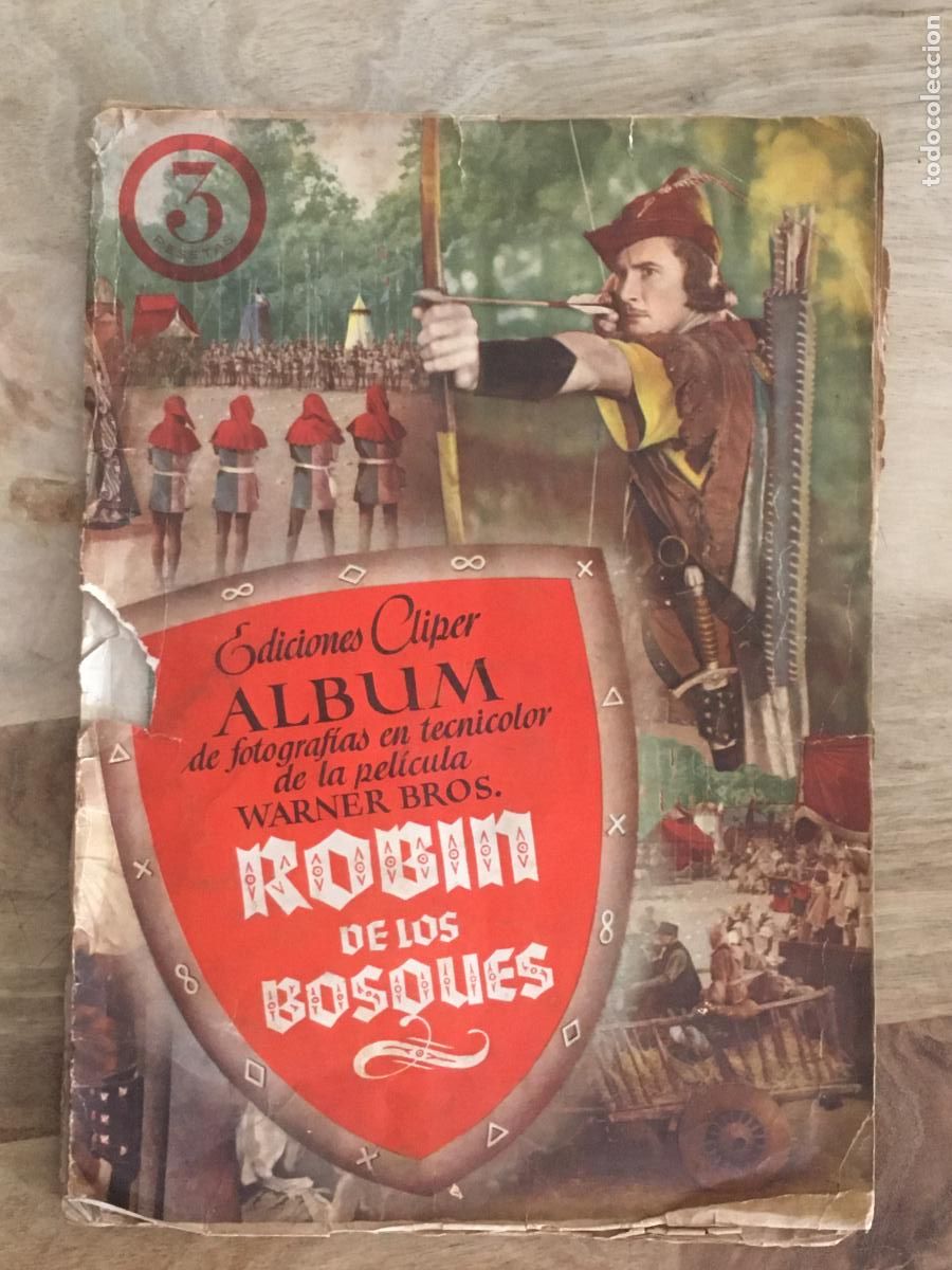 Collectable Albums: robin de los bosques album de cromos completo