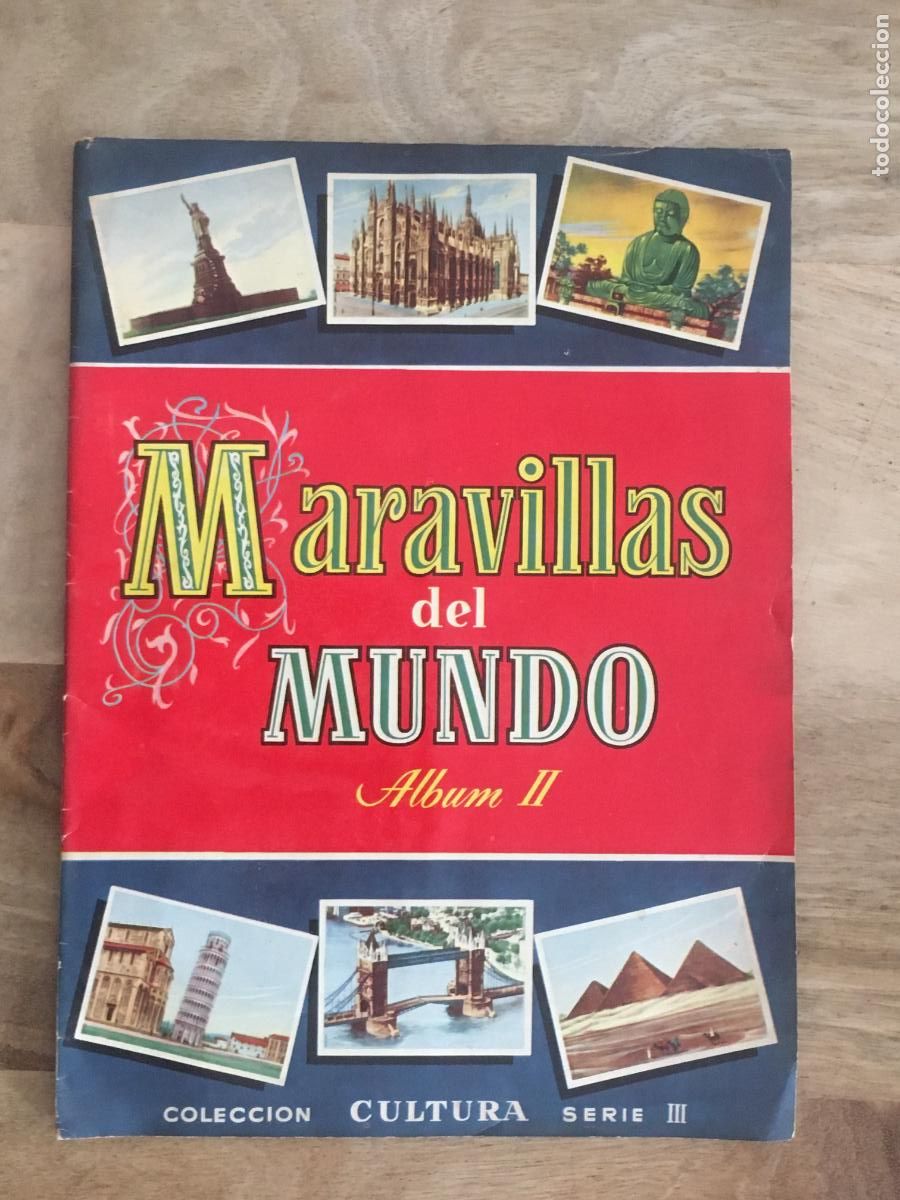 Collectable Albums: maravillas del mundo album II bruguera album de cromos completo muy buen estado