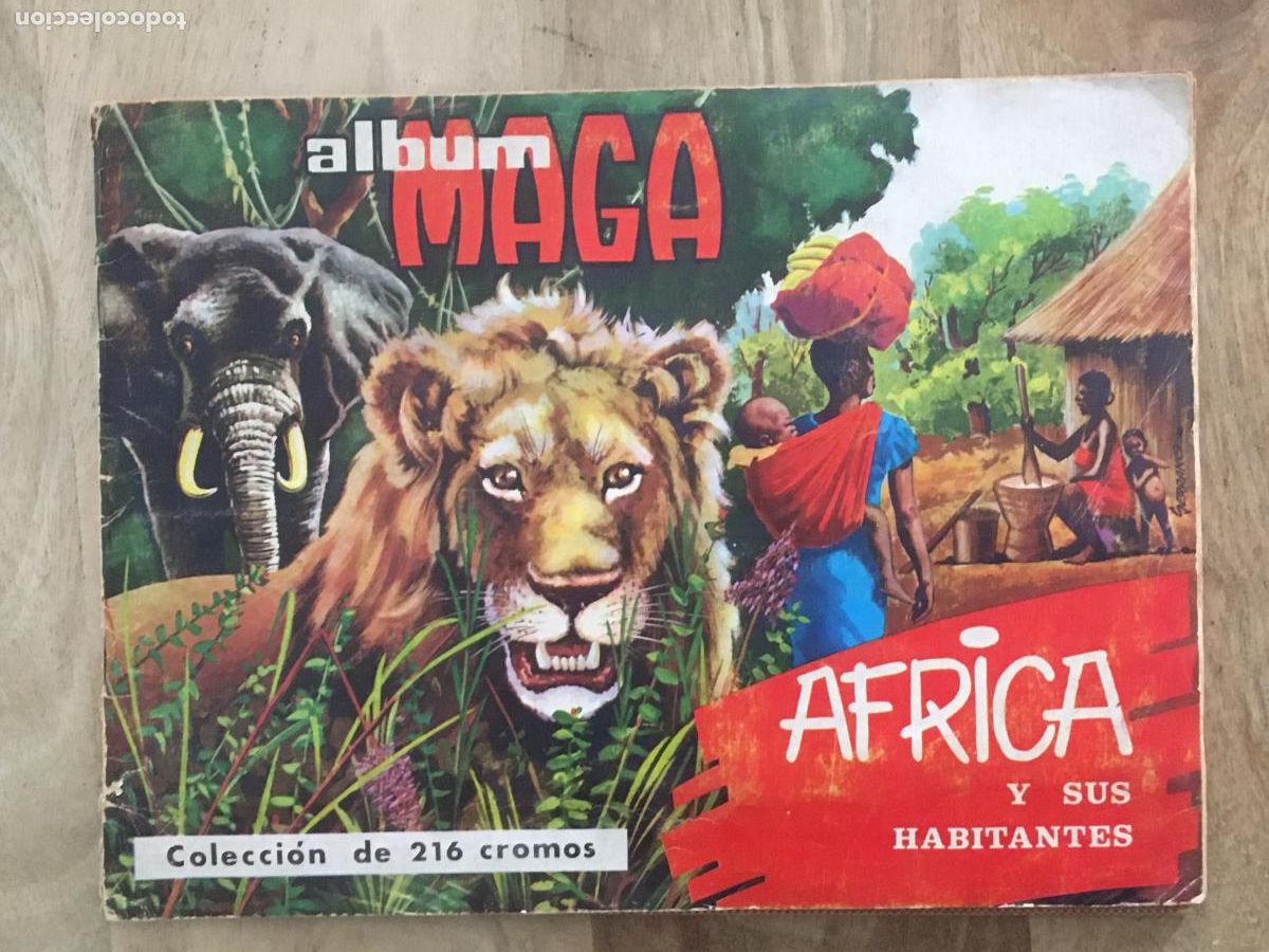 Collezionismo &Aacute;lbum: africa y sus habitantes maga album de cromos completo buen estado