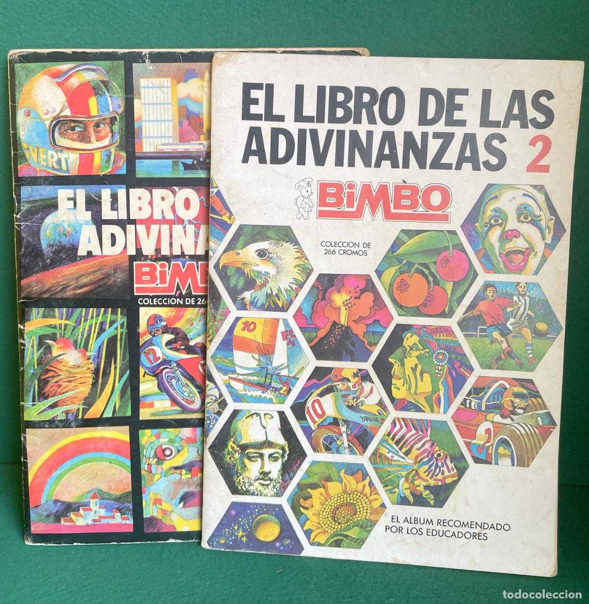 Colecionismo Caderneta: ALBUMES BIMBO (2) - LIBRO DE LAS ADIVINANZAS 1 (COMPLETO) Y 2 (VAC&Iacute;O) - MUY BUEN ESTADO