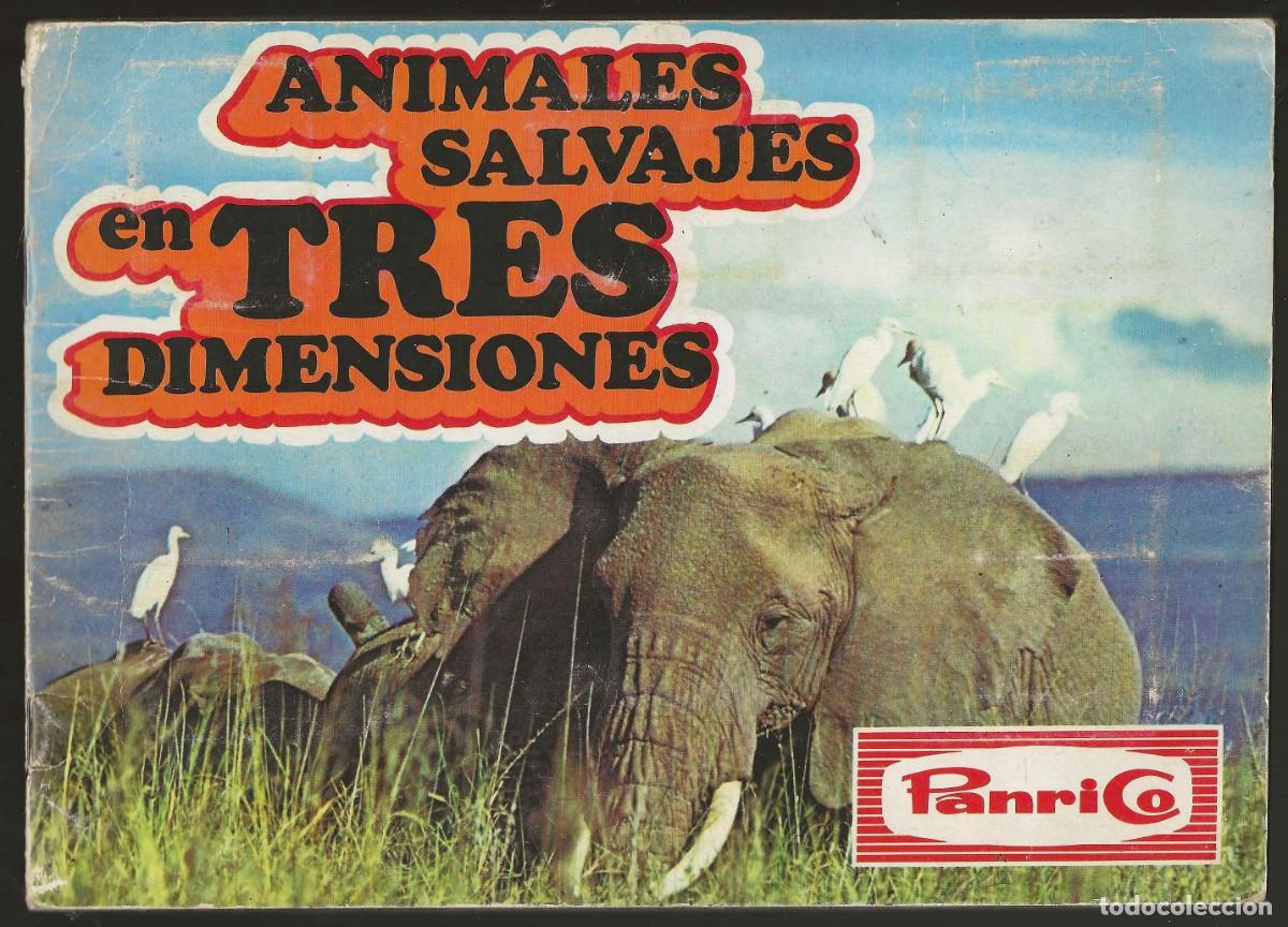 Coleccionismo &Aacute;lbum: PANRICO -- ANIMALES SALVAJES EN TRES DIMENSIONES -- COMPLETO