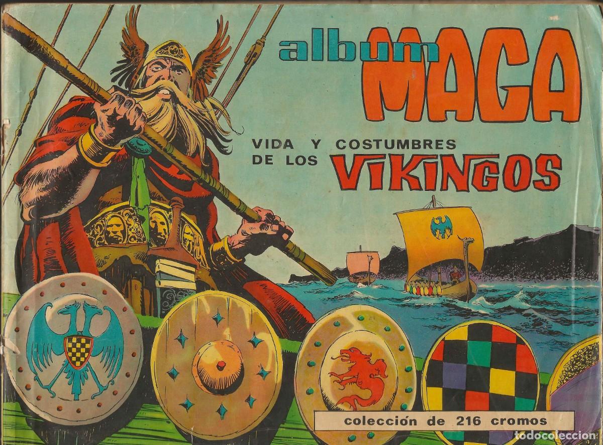 Coleccionismo &Aacute;lbum: MAGA -- VIDA Y COSTUMBRES DE LOS VIKINGOS -- COMPLETO