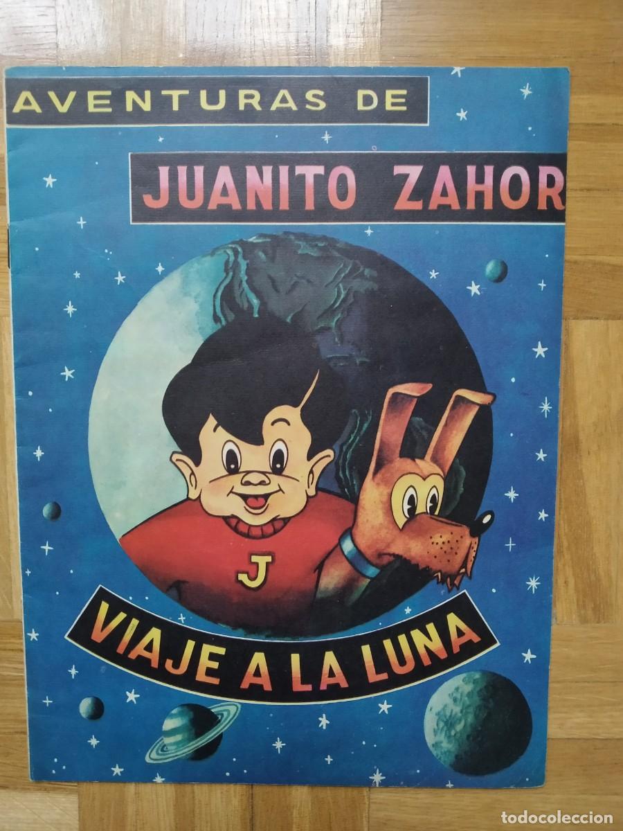 Coleccionismo &Aacute;lbum: ALBUM CROMOS PLANCHA AVENTURAS DE JUANITO ZAHOR VIAJE A LA LUNA. VER FOTOS VACIO SIN CROMOS