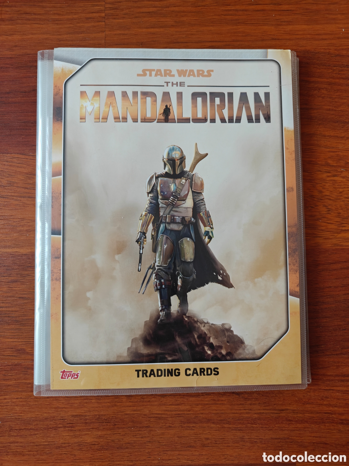 Coleccionismo &Aacute;lbum: &Aacute;lbum de cromos completo The Mandalorian. Star Wars. 256 cards. Paralelas premium doradas cristal.