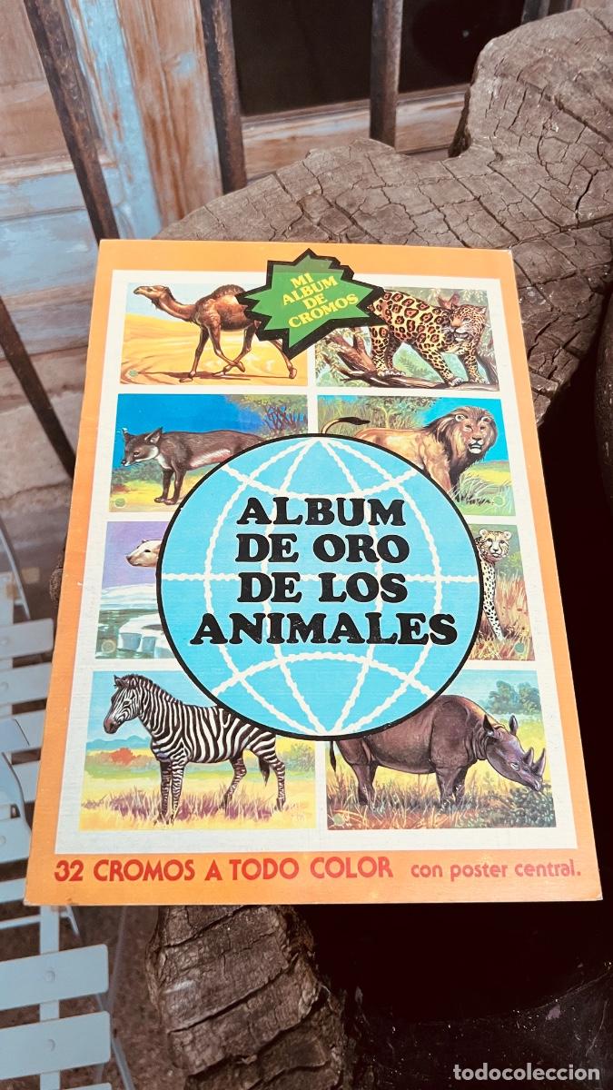 Coleccionismo &Aacute;lbum: &Aacute;lbum de cromos MI &Aacute;LBUM &aacute;lbum de oro de los animales ED nueva situaci&oacute;n