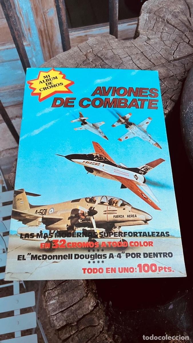 Coleccionismo &Aacute;lbum: &Aacute;lbum de cromos MI &Aacute;LBUM aviones de combate ED nueva situaci&oacute;n