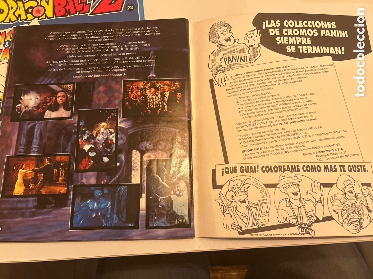Coleccionismo &aacute;lbum: Casper album panini completo - Foto 7