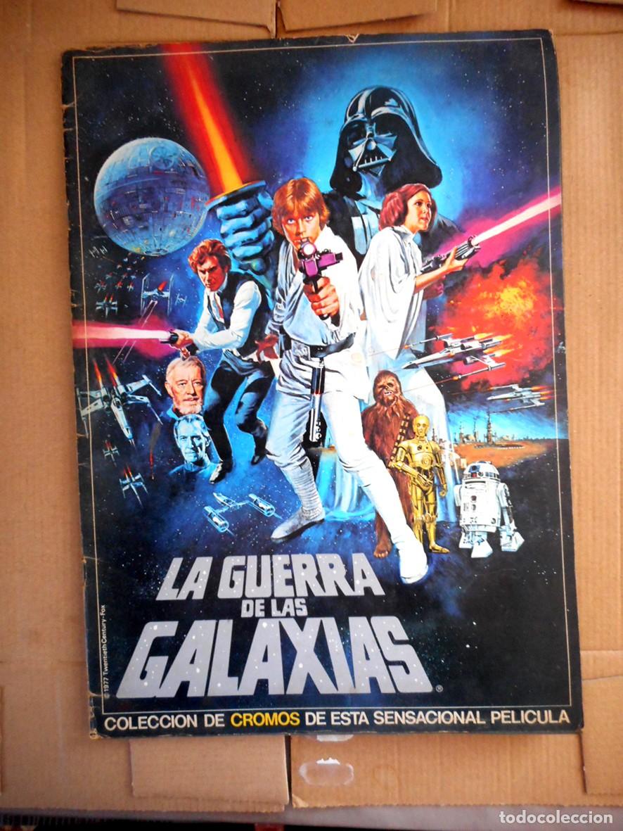 Coleccionismo &Aacute;lbum: &Aacute;LBUM CROMOS LA GUERRA DE LAS GALAXIAS (1977) -COMPLETO-