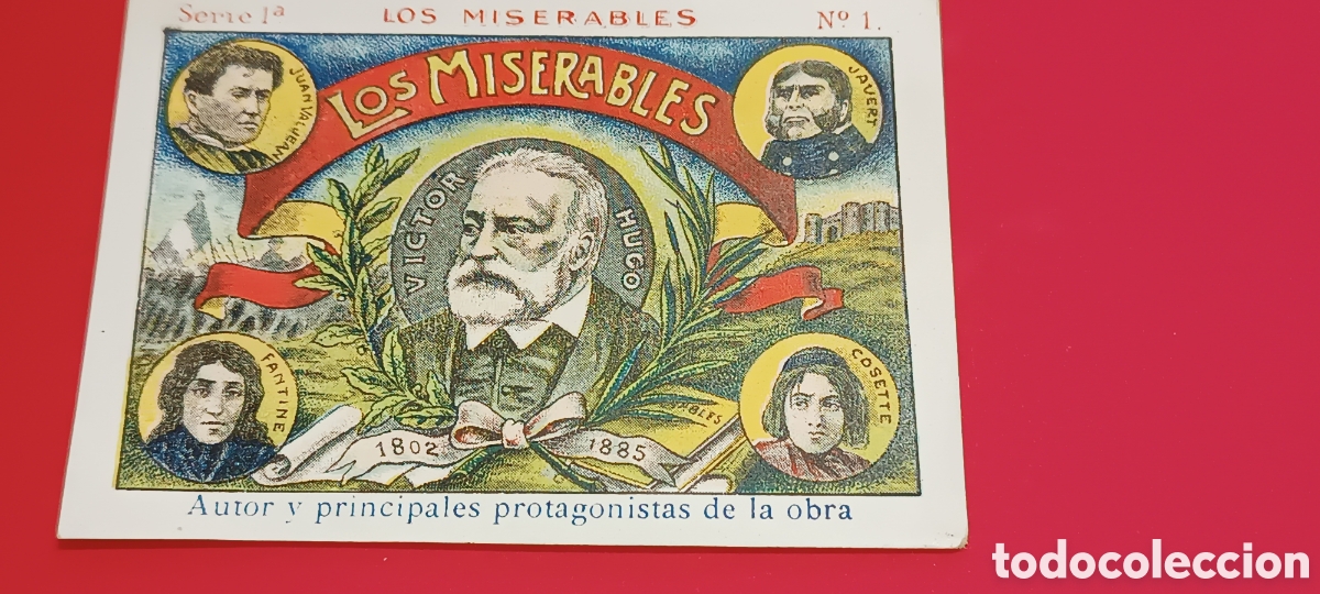Coleccionismo &Aacute;lbum: LOS MISERABLES 1&deg; Y 2&deg; SERIE COMPLETAS - 42 CROMOS - CHOCOLATES Y BOMBONES J. CAMPS - A&Ntilde;OS 30, RARA