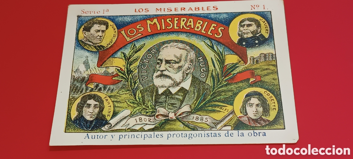 Coleccionismo &Aacute;lbum: LOS MISERABLES 1&deg; Y 2&deg; SERIE COMPLETAS - 42 CROMOS - CHOCOLATES Y BOMBONES J. CAMPS - A&Ntilde;OS 30, RARA
