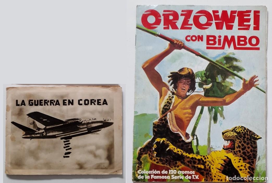 Coleccionismo &Aacute;lbum: &Aacute;lbum COMPETO La Guerra Corea Sima 1&ordf; Edici&oacute;n a&ntilde;os 50 y casi Completo Orzowei falta de 6 cromos 1978