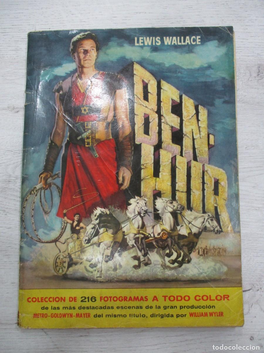 Coleccionismo &Aacute;lbum: ALBUM DE CROMOS ORIGINAL COMPLETO - BEN HUR - 1&ordf; EDICION 1960 -EDITORIAL BRUGUERA