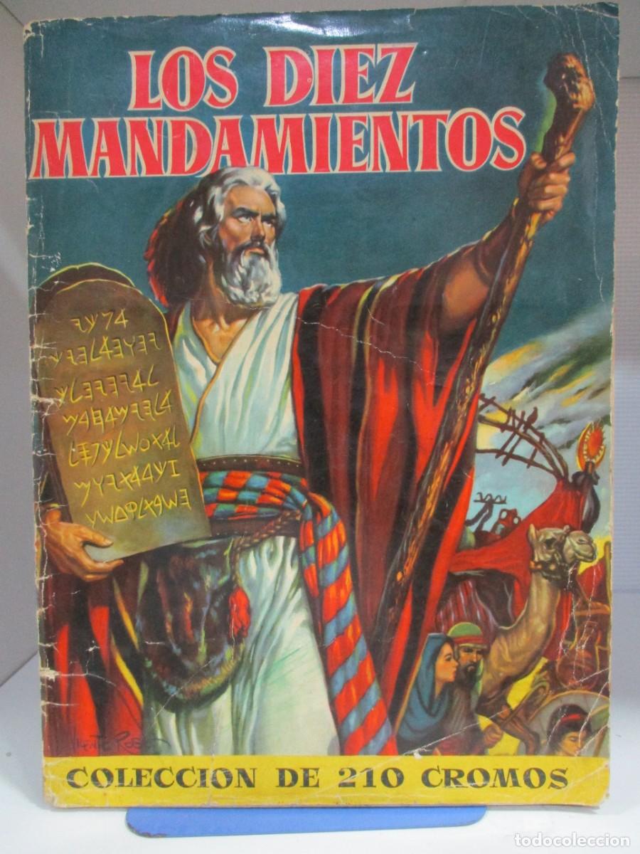 Colecionismo Caderneta: ALBUM DE CROMOS ORIGINAL COMPLETO - LOS DIEZ MANDAMIENTOS - 1&ordf; EDICION 1959 -EDITORIAL BRUGUERA