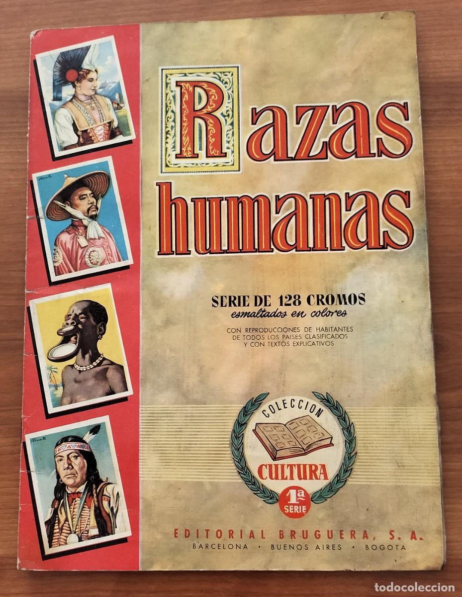 Collectable Albums: &Aacute;lbum COMPLETO cromos RAZAS HUMANAS - Editorial Bruguera