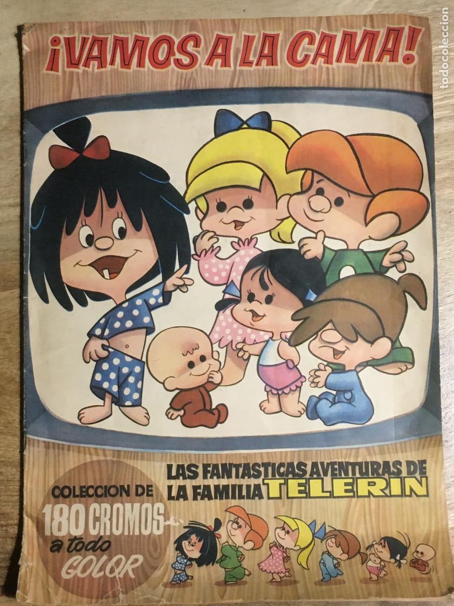 Colecionismo Caderneta: vamos a la cama familia telerin bruguera album de cromos completo muy buen estado