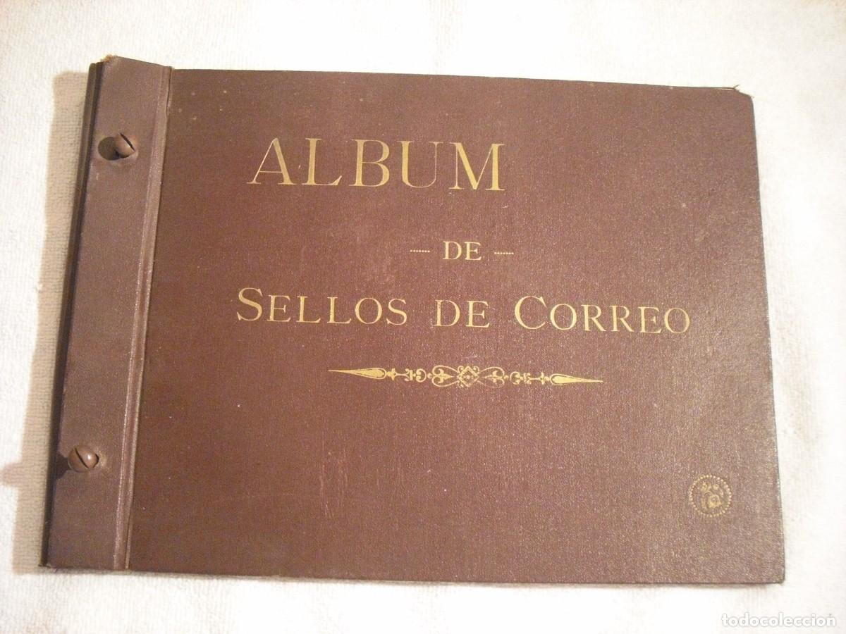 Coleccionismo &Aacute;lbum: ALBUM DE SELLOS DE CORREOS ANTIGUO