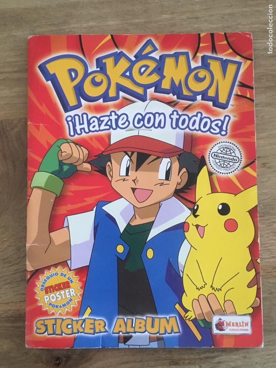 Coleccionismo &Aacute;lbum: pokemon hazte con todos ediciones merlin album de cromos completo con el poster perfecto estado