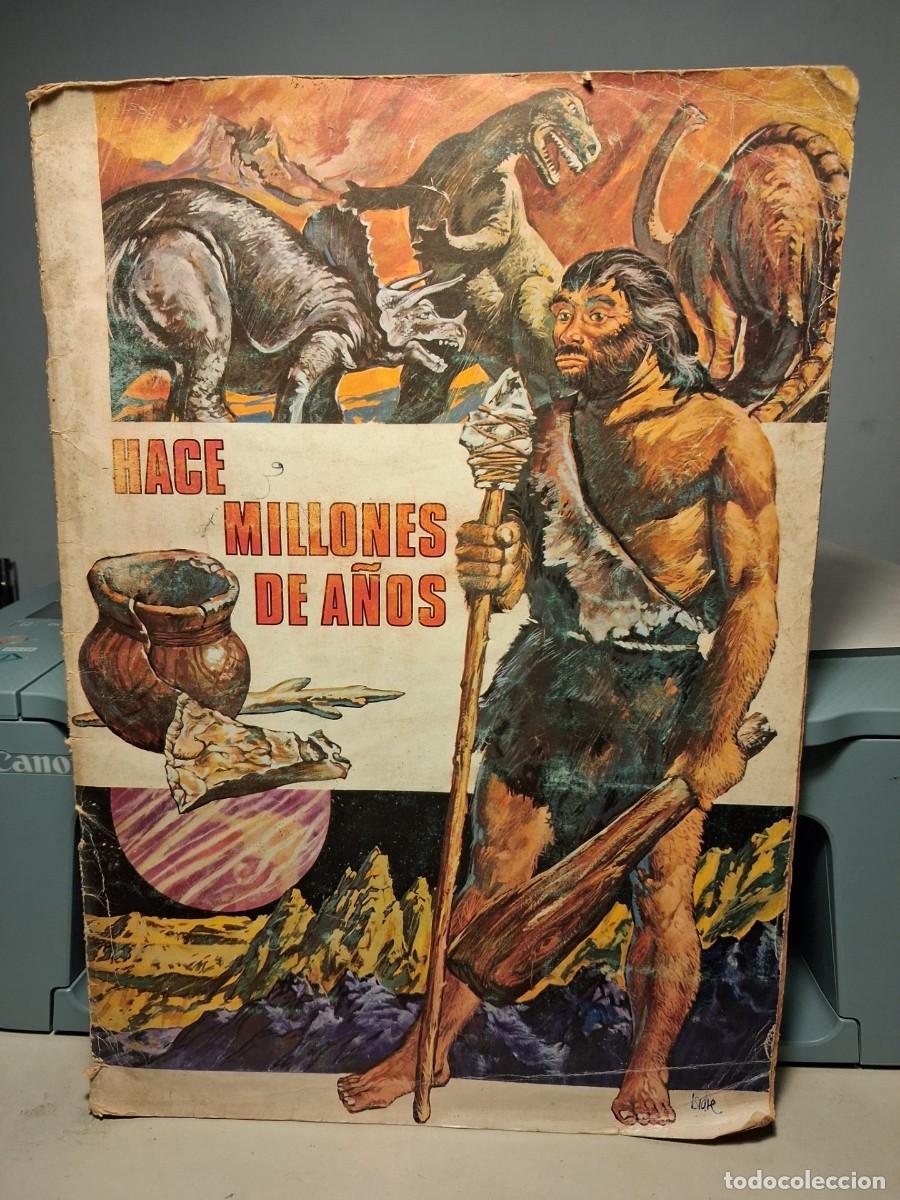 Coleccionismo &Aacute;lbum: HACE MILLONES DE A&Ntilde;OS (ALBUM DE CROMOS COMPLETO, 1971