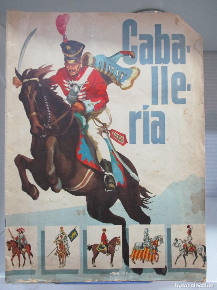 Coleccionismo &Aacute;lbum: ALBUM DE CROMOS ORIGINAL DE EPOCA Y COMPLETO - CABALLERIA - 1965 - RUIZ ROMERO