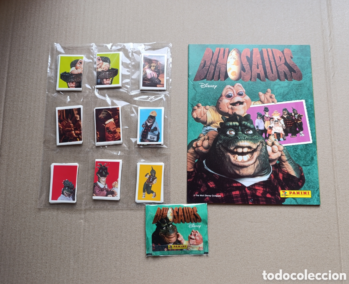 Coleccionismo &aacute;lbum: Colecci&oacute;n cromos completa Dinosaurios sinclair Panini - Foto 1
