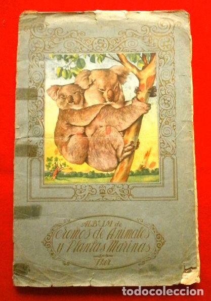 Collectable Albums: Album de Cromos de Animales y Plantas Marinas (1946) ALBUM COMPLETO - Ed. Fher