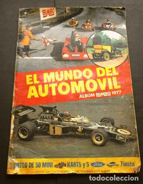 Collectionnisme Album: EL MUNDO DEL AUTOMOVIL (1973) ALBUM COMPLETO - ED. BIMBO - Tama&ntilde;o: 40 x 27 cm