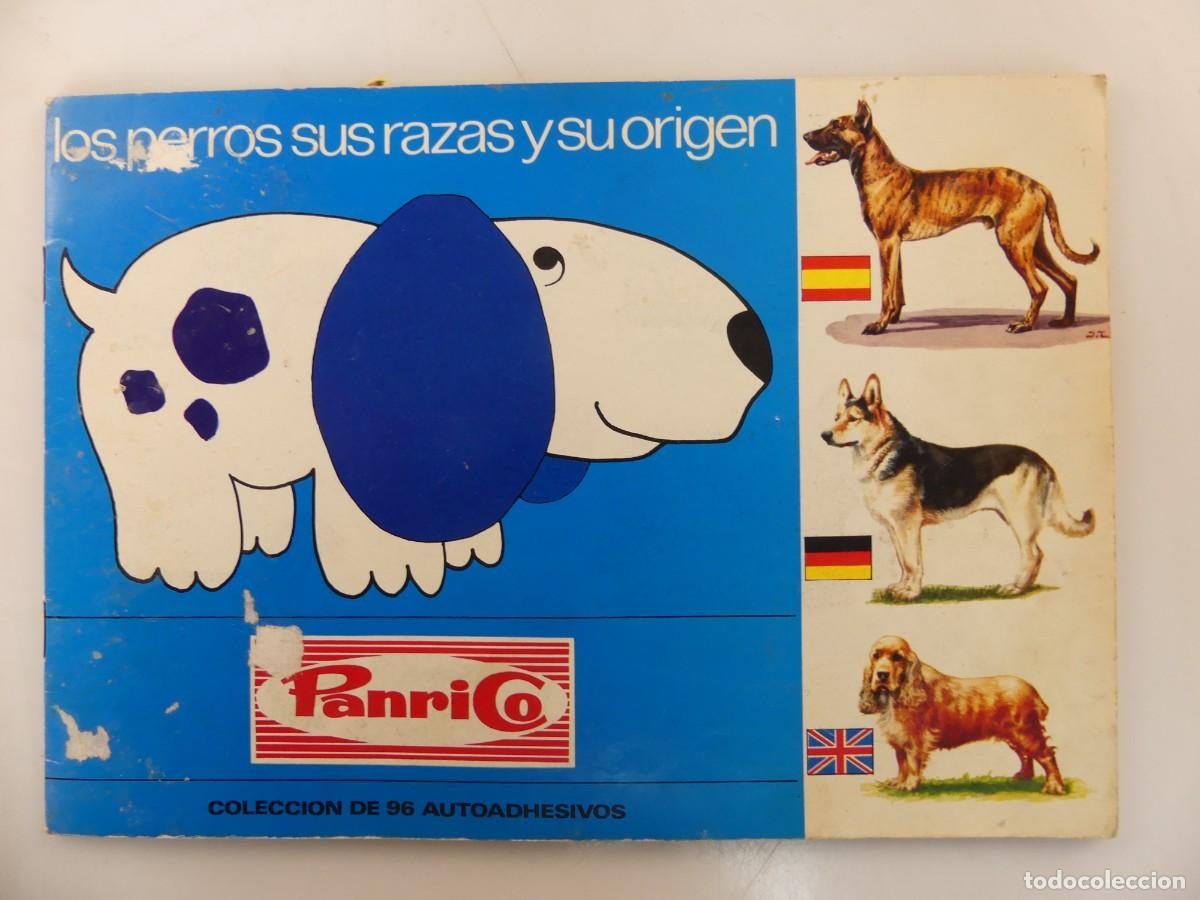 Colecionismo Caderneta: ALBUM CON CROMOS COMPLETO &ndash; LOS PERROS SUS RAZAS Y SU ORIGEN &ndash; PANRICO .
