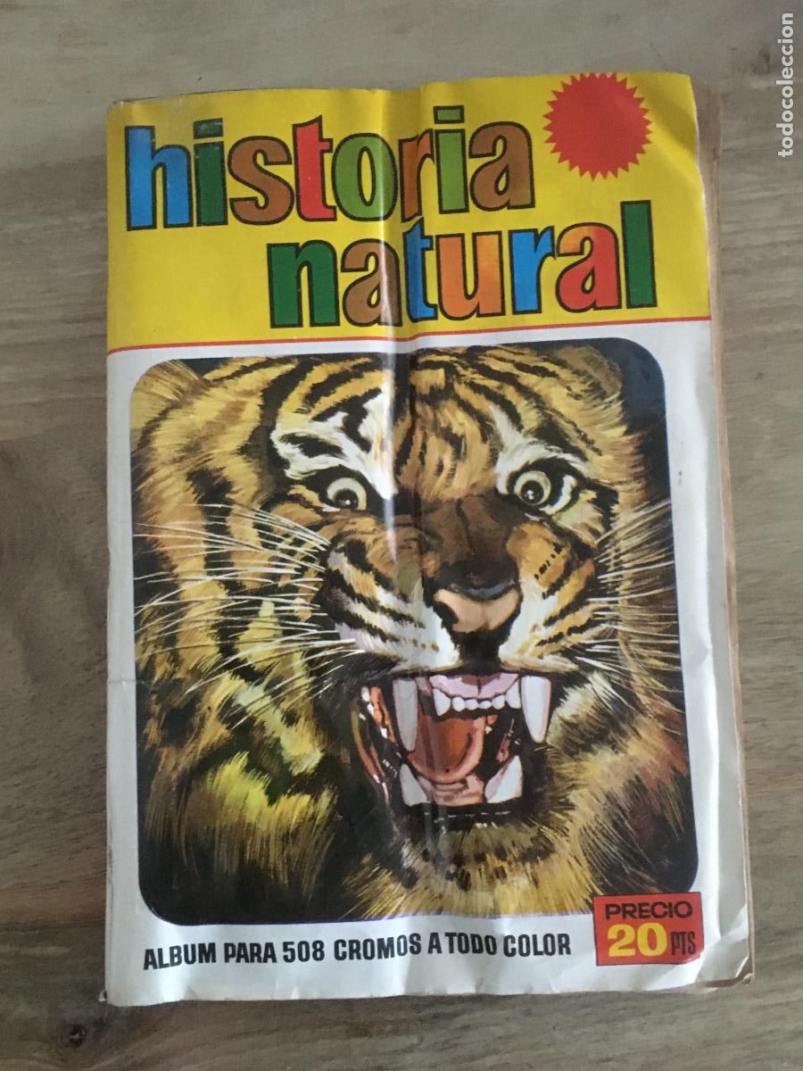 Coleccionismo &Aacute;lbum: historia natural bruguera album de cromos completo