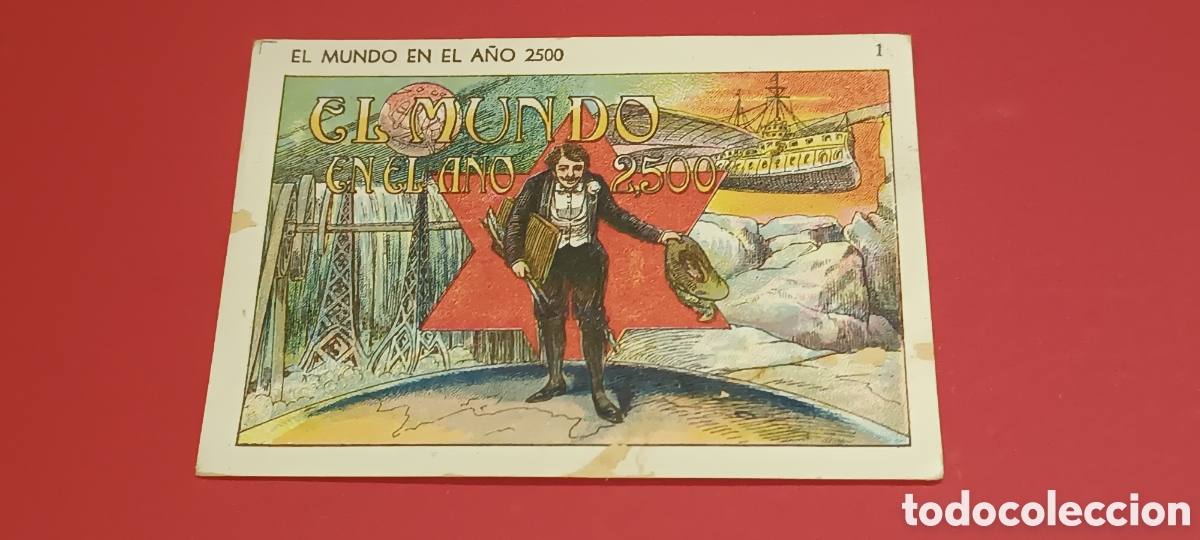 Coleccionismo &Aacute;lbum: COLECCION COMPLETA DE 25 CROMOS - &rdquo; EL MUNDO EN EL A&Ntilde;O 2500 &rdquo; - CHOCOLATES SUPREMO - CARAVACA -