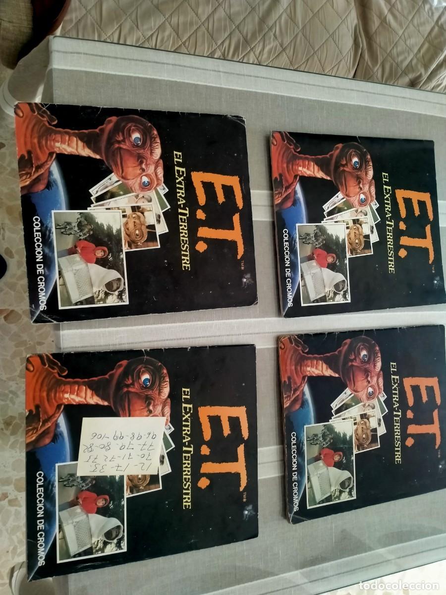 Coleccionismo &Aacute;lbum: albumes de cromos de et-3 completos y uno le faltan algunos algunos total 4