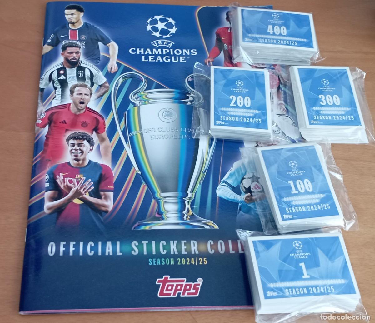 Coleccionismo &Aacute;lbum: Album completo Champions League TOPPS a&ntilde;o 2024 -25 sin pegar