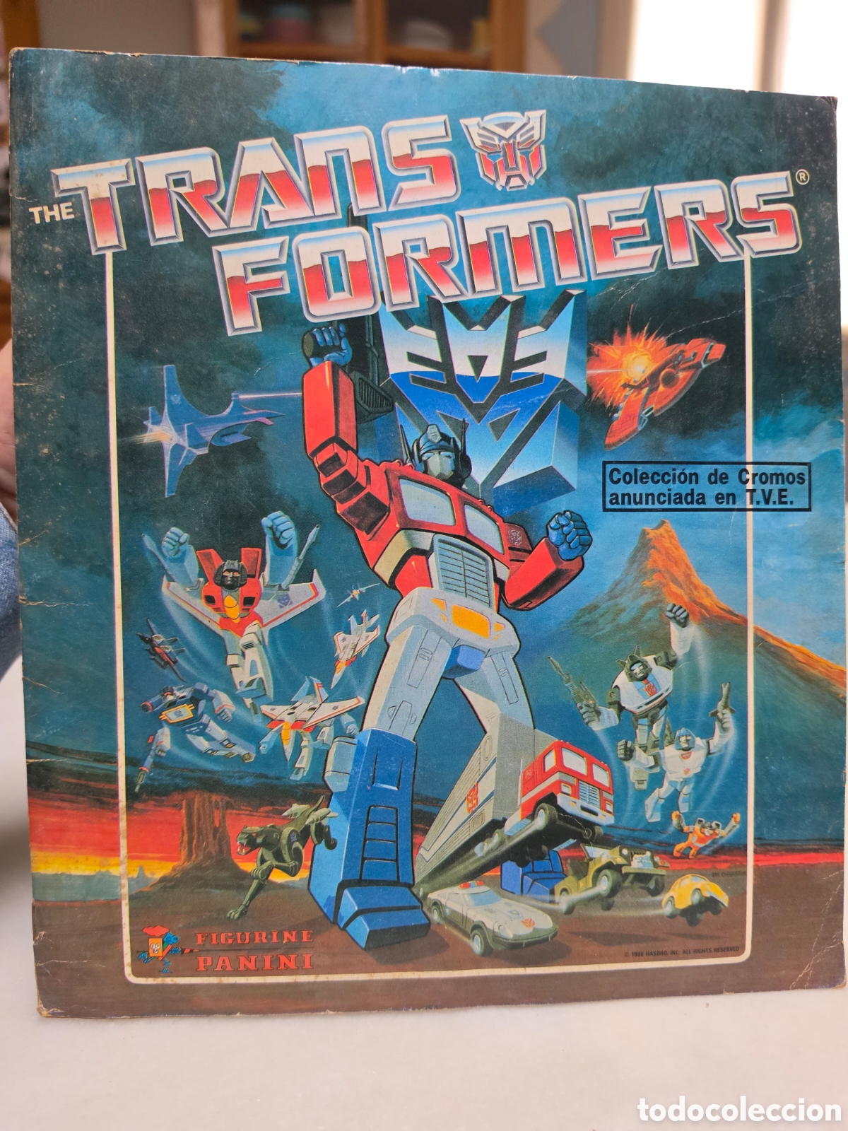 Coleccionismo &Aacute;lbum: THE TRANSFORMERS. ALBUM DE CROMOS A&Ntilde;OS 80. PANINI. COMPLETO.