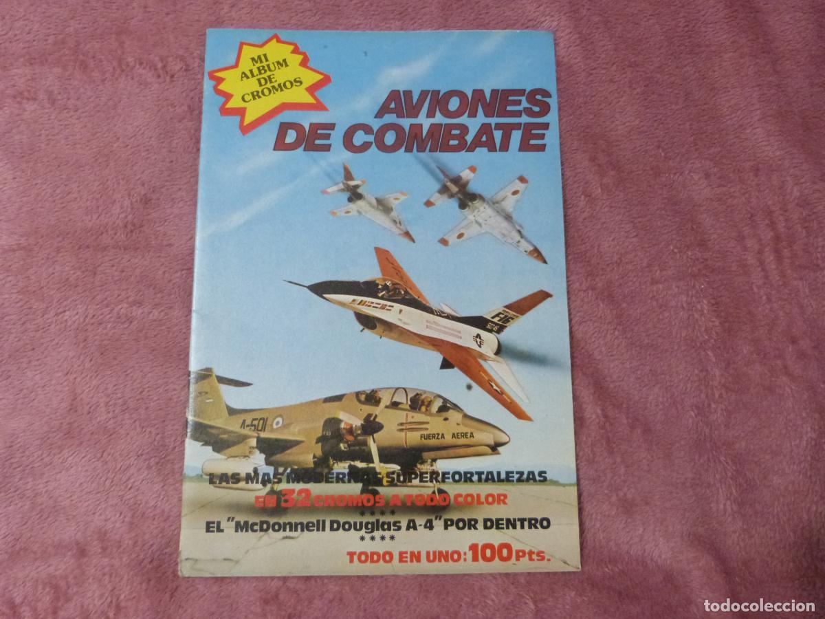 Coleccionismo &Aacute;lbum: ALBUM COMPLETO DE AVIONES DE COMBATE A&Ntilde;O 1979 DE NUEVA SITUACION