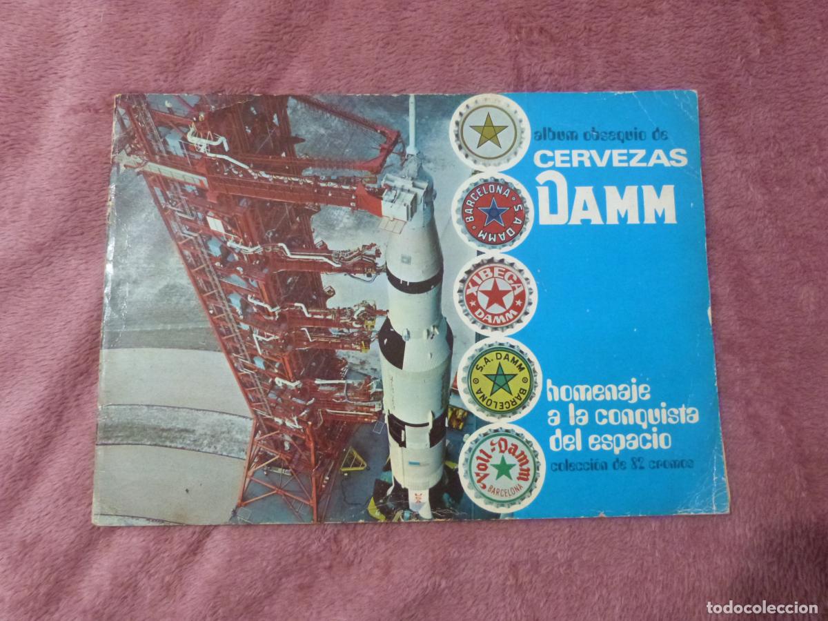 Coleccionismo &Aacute;lbum: ALBUM COMPLETO DE HOMENAJE A LA CONQUISTA DEL ESPACIO A&Ntilde;O 1970 DE CERVEZAS DAMM