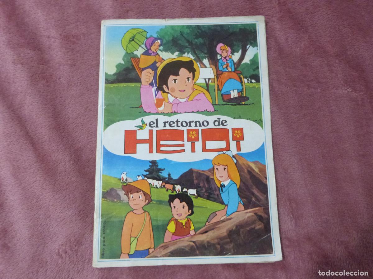 Coleccionismo &Aacute;lbum: ALBUM COMPLETO DE EL RETORNO DE HEIDI A&Ntilde;O 1975 DE FHER