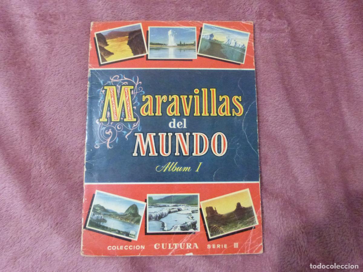 Coleccionismo &Aacute;lbum: ALBUM COMPLETO DE MARAVILLAS DEL MUNDO ALBUM I SERIE III A&Ntilde;O 1956 DE BRUGUERA