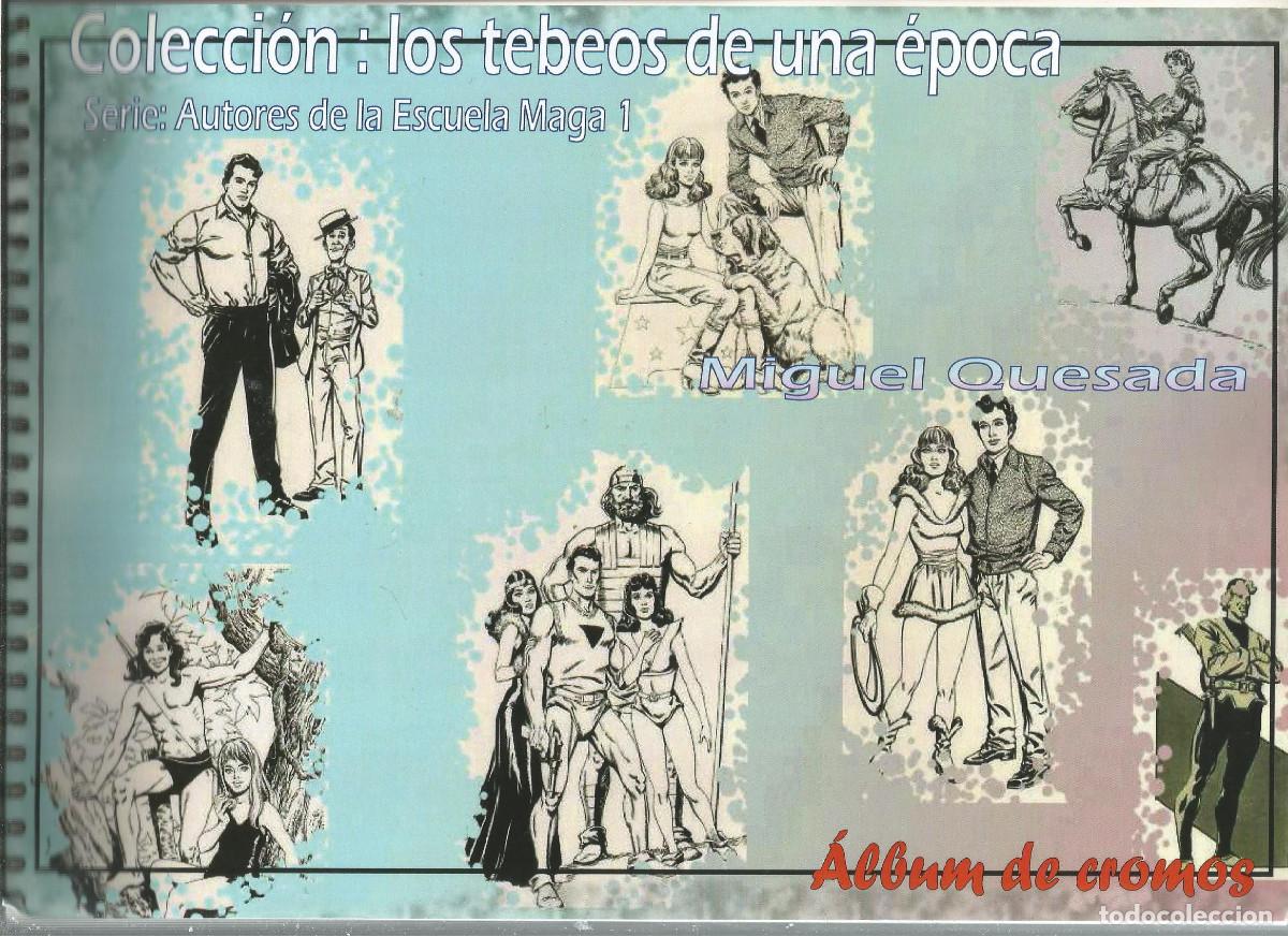 Coleccionismo &Aacute;lbum: Colecci&oacute;n cromos Los tebeos de una &eacute;poca Miguel Quesada