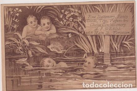 Coleccionismo &Aacute;lbum: Cromo-Postal (11,5x7, 5) Publicidad de A. F. Bragg. Grandes Almacenes. Juguetes. Worcester- Inglater