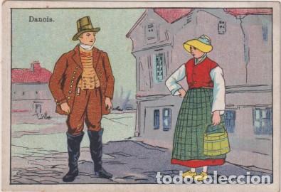 Coleccionismo &Aacute;lbum: &rdquo;Cromo-Postal (10,5x7 cm) Danois (dan&eacute;s) Publicidad de &rdquo;&rdquo;Le chocolat de L&acute;Union&rdquo;&rdquo; Lyon. Siglo XIX&rdquo;