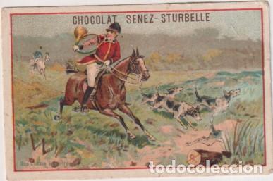 Coleccionismo &Aacute;lbum: &rdquo;Cromo-Postal Belga (10x6,5 cm) Publicidad de Chocolate &rdquo;&rdquo;Senez-Sturbelle&rdquo;&rdquo; en Gros, Schaerbeek, Bru
